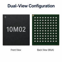 Microcontrôleur 10M02DCV36I7G, circuit intégré avec 81 entrées/sorties, mémoire flash 320K, montage en surface