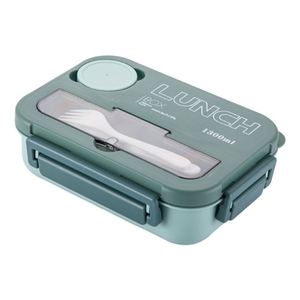 Boîte à lunch en plastique en promotion, ensemble de boîtes bento micro-ondables avec couverts - Product Image 5