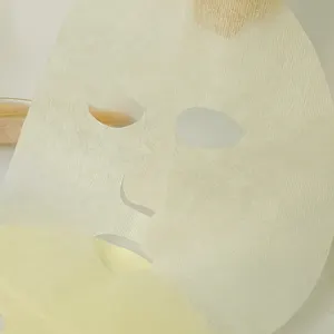 Lembar masker wajah serat pisang biodegradable bentuk kustom