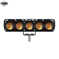 Feux de route LED LKT 5 yeux pour voiture et moto, projecteurs 5smd 30w 12-24v, barre lumineuse de travail LED, puce 3570, feux antibrouillard, accessoires pour voiture et moto
