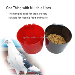 YCZ Mangeoire et abreuvoir suspendu en plastique de 1,5 <span class=keywords><strong>L</strong></span> pour animaux de cage, pigeons et poulets - Product Image 3