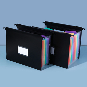 Tamanho Carta Documento Papel Organizador 13 Bolsos Plástico Expansão Pendurado Arquivo Pasta PP Material para Gabinete - Product Image 1