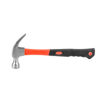 Marteau à griffes multifonctionnel de qualité industrielle avec manche en plastique antidérapant, longueur 30 cm, pour la décoration intérieure et le clouage