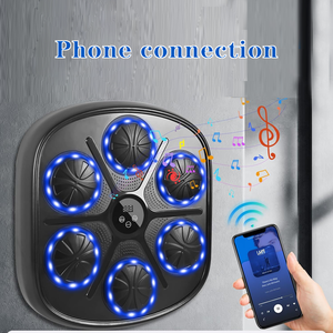 Machine de boxe interactive musicale intelligente RS avec cibles murales et gants de boxe factices pour l'entraînement musculaire à domicile - Product Image 6