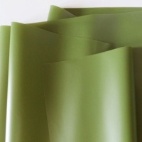Tissu en nylon 40D imperméable personnalisé, double face, enduit TPU, vert olive, matériau hermétique pour produits gonflables