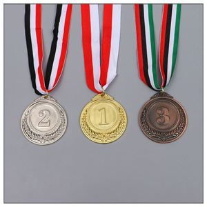 Custom Metal Zinc Alloy Wheat Sheaf Universal <b>Sports</b> Meeting Honor Professional Competition <b>Medal</b> - Product Image 3