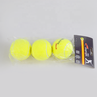 Balles de tennis en tissu de coton grossier hautement élastique, 3 pièces, caoutchouc Tank Presion Para Pelotas De Tenis avec rebond de 80 à 100 cm