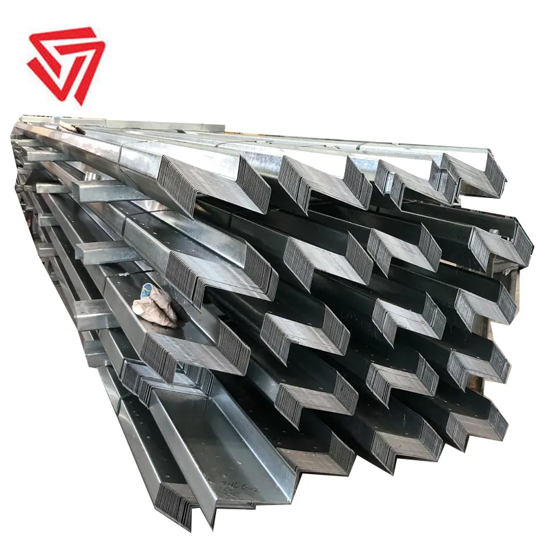 Alto estándar de estructura de acero galvanizado tipo Z Canal/galvanizado forma de z Correa