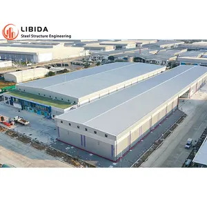 Prefabricated Insulated Modular Steel Metal Industrial Warehouses Modern Storage Building