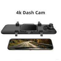 Caméra de tableau de bord grand angle 4K avec streaming, WiFi et GPS en option, pour vision avant 1080P et caméra de recul, vente en gros