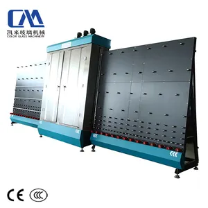 industrial &Building glass cleaning machine / High Accuracy CNC control vertical glass washing &drying machine.