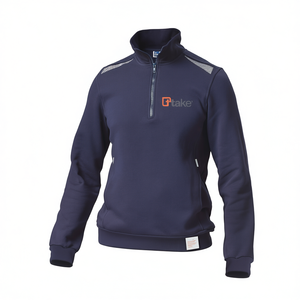 Sweat-shirt à fermeture éclair Ttake Felpa Regular Blue 3XL Workwear - Product Image 2