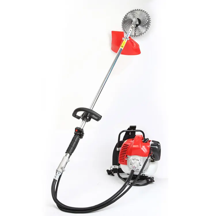 Side Mount Backpack Garden Two-Stroke Fuel Powerline Lawn Trimmer Brush Cutter