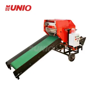 Automatic Combined Straw Collector Cutter and Baler Baling Machine/Straw Baler Machine/Round Hay Baler