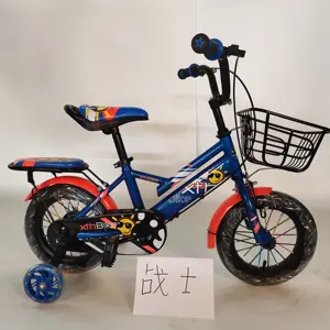 XiaoTianHang 12'' 14'' 16'' 18'' 20'' single speed children Black U steel PVC flash wheel Steel Mudguard kids bike for children