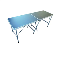 Table de jeu personnalisée avec éclairage, table à bière pliante, table de ping-pong pliante LED 8 pouces
