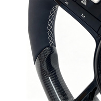 Volant de course haute performance en fibre de carbone pour VW Golf 7 7.5 GTI R Passat B8 Tiguan, fond plat, amélioration intérieure