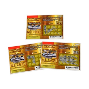 Wholesale <b>Scratch</b> Off Lottery Tickets Digital Printing Card Lottery <b>Scratch</b> and Win Tickets - Product Image 3