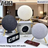 Altavoz Bluetooth UFO con Soporte, Altavoz Bluetooth Inalámbrico Portátil para Exteriores, Subwoofer de Escritorio para el Hogar
