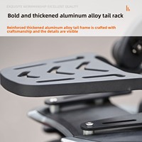 TORST TianPeng-01 Support lombaire universel pour siège arrière de moto, dossier télescopique pliable haute résilience, pièces modifiées, nouveauté