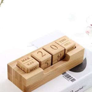 ฐานปฏิทินไม้สไตล์ศิลปะพื้นบ้านแบบกำหนดเองขายส่ง Yy643 พร้อมโลโก้ - Product Image 3