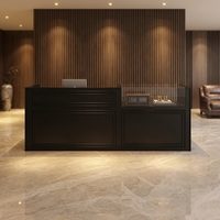 Bureau d'accueil moderne pour magasin de vêtements, salon de beauté, bar, mobilier commercial de luxe en MDF