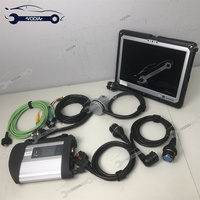 Tablette cf33 avec logiciel Xentry das wis epc complet + Multiplexeur MB STAR C4 doip pour outil de diagnostic de camions et voitures Be-nz