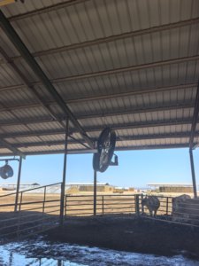 Ventilador de Panel para Ganado Bonawind de 72 Pulgadas con Motor de Accionamiento Directo de Bajo Consumo para la Ventilación de Vacas Lecheras - Product Image 3
