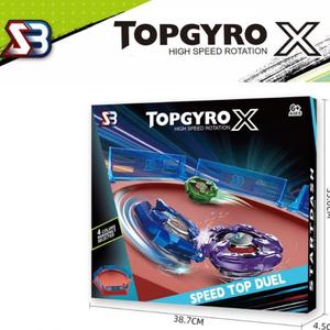 Nouveauté : Ensemble de toupies de combat série X, accélération rapide, disque de combat, jouet interactif pour enfants - Product Image 1