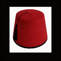 Venta al por mayor rojo marroquí turco Fez sombrero con borla negra sombrero de disfraz de fieltro para Año Nuevo Halloween volver a la escuela fiesta vestir