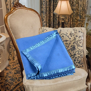 Hot Bán 100% Hữu Cơ Trinh Nữ Cừu Len Chăn Mềm Nặng Dệt Ném Nhà Máy Trực Tiếp Chất Lượng Cao Rắn Mô Hình Nhà Quà Tặng - Product Image 3