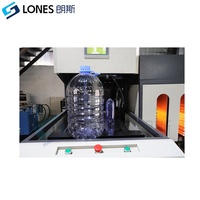Máquina Semiautomática LS-B20L para Soplado de Botellas PET de 5L-25L y Barriles de 5 Galones, Máquina para Fabricar Botellas PET de 3 Galones, Precio de Fábrica, 120 BPH