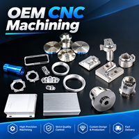 Boîtiers en alliage d'aluminium usinés par CNC pour tours CNC, surface polie, machines de tournage automatisées de haute précision non standard