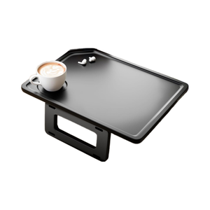 3-in-1 opvouwbare 360° draaibare bamboe houten bekerhouder & mobiele telefoonstandaard antislip woonkamer organizer draagbaar - Product Image 3