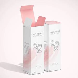 กล่องกระดาษพับได้แบบขายส่ง ออกแบบเองได้ สำหรับบรรจุภัณฑ์เครื่องสำอาง - Product Image 1