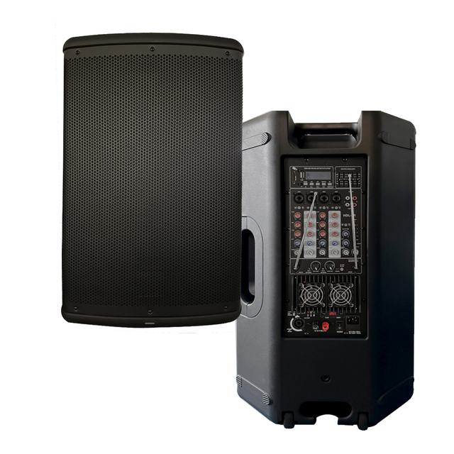15 Inch Professional Audio Active Sound Box 4ch Mic Input Powered Battery bluetooth Speaker Eon Battery Speaker