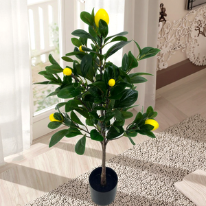 <span class=keywords><strong>Limonero</strong></span> Artificial de Estilo Europeo Minimalista, Pequeño y Fresco, Decoración del Hogar, Accesorios de Fotografía, Simulación de Cabeza Múltiple - Product Image 4