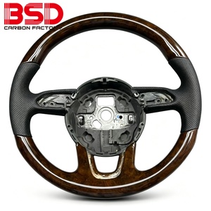 Volant en bois personnalisable pour <span class=keywords><strong>Audi</strong></span> A3 A4 A5 A6 A7 C8 S3 S4 S5 S6 Q3 Q5 Q7 - Product Image 6