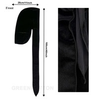 Personalisierter Samt-Kopftuchhut, langer Piratenhut mit Schal, Partygeschenk, Samthut, Unisex, Top-Wahl für Geburtstagsgeschenke