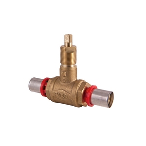 Valvola a sfera a pressione integrata da 16 mm per tubi multistrato per uso idraulico - Product Image 1