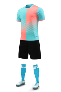เสื้อฟุตบอลสีส้ม<span class=keywords><strong>สีชมพู</strong></span>สีฟ้าสีดำชุดเสื้อผ้าสำหรับเด็กและผู้ใหญ่<span class=keywords><strong>ชุด</strong></span><span class=keywords><strong>ฟุตบอล</strong></span>ดีไซน์ภาพชุดออกกำลังกายล่าสุด - Product Image 6