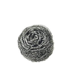 Steel Wool Scrubbers Cleaning Sponges Metal Wire Scourer Sponge <strong>Heavy</strong> <strong>Duty</strong> Scourer Stainless Steel Silver Opp Bag Durable - Product Image 4