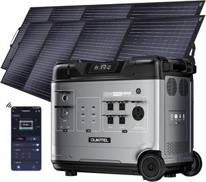 เครื่องกำเนิดพลังงานแสงอาทิตย์ความจุขนาดใหญ่5120Wh สถานีพลังงานแบบพกพา P5000โปรพร้อมแผง2X400W เอาต์พุต AC 5x3600W (ไฟกระชาก6000W) - Product Image 4