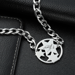 Collares de acero inoxidable personalizados para niños, collares a la moda para mejores amigas, <span class=keywords><strong>2022</strong></span> - Product Image 3