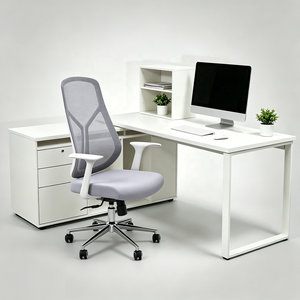 <span class=keywords><strong>Chaise</strong></span> de bureau exécutive inclinable en maille avec base chromée pour entreprise, bureau et domicile - Product Image 6
