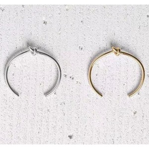 4 colori Linsa gioielli Hyperbole bracciali annodati a forma di <span class=keywords><strong>cuore</strong></span> in <span class=keywords><strong>acciaio</strong></span> inossidabile braccialetti donna - Product Image 2