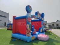 Rumah Loncat Tiup PVC Komersial Heavy Duty Bentuk Putri Duyung untuk Pesta Keluarga, Sewa, dan Bisnis Taman Bermain