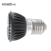 Lampe led horticole de croissance uvb10.0, 5w, noir, uvb, éclairage avec complément au calcium, pour culture de plantes