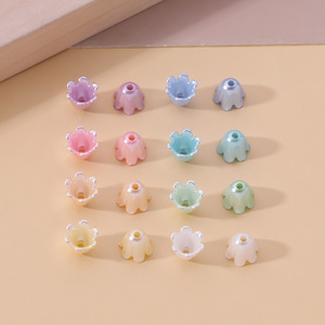 Accessoires de bijoux DIY pour femmes, petite fleur en ABS imitation perle, motif muguet, pour pinces et épingles à cheveux, Été 2025 - Product Image 3