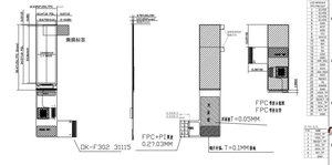 Pannello di visualizzazione colorato 1.38 di qualità migliore am <span class=keywords><strong>oled</strong></span> 1.38 pollici AM <span class=keywords><strong>oled</strong></span> <span class=keywords><strong>display</strong></span> pannello ICNA3306 con pannello touch CTP 128x400 - Product Image 3